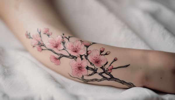 Signification du tatouage fleur de cerisier : tout ce qu&rsquo;il faut savoir